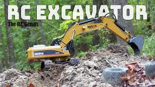 Unboxing A NEW EXCAVATOR! | Huina 1580/580 V4 Excavator Unboxing & Test Run