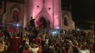 Liverpool fans amazing celebration after champions league final win  UCL 2019