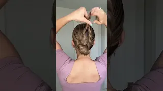 Wash Day Braided Low Bun Hair Tutorial - Medium & Long Hair