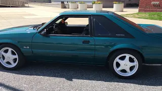 '93 Mustang 5.0 LX....Reef Blue...Walk Around and Exhaust