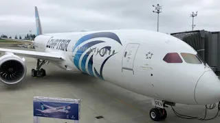 EGYPTAIR's Boeing 787-9 Dreamliner - Longest sustainable fuel flight