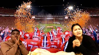 Best College Football Entrances Part 1 | FIRST TIME REACTION - THERE'S NO WAY THIS IS JUST COLLEGE!