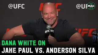 Dana White on Jake Paul vs. Anderson Silva: “It’s about time. That’s a real fight”