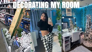 Decorate My Room With Me For Christmas 2022 || Vlogmas Day 1