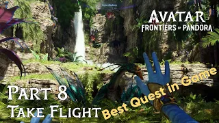 Avatar: Frontiers of Pandora. Part 8 Take Flight. Best quest in the Game Walkthrough. Gameplay.