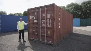 Introduction to a used 20ft shipping container