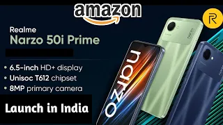 Realme Narzo 50i Prime India me Launching On 13th September, 12:30 PM, 2022 Amazon par Unisoc T612 🔥