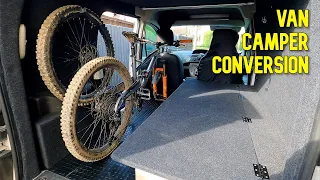 MTB Van Conversion - Renault Kangoo + MTB Thru Axle mount DISCOUNT CODE | Part 1