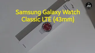 Unboxing: Samsung Galaxy Watch 6 Classic LTE (43mm Silver Color) + Quick Setup