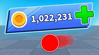 Buying 1,000,000 coins in Roblox Blade Ball..