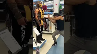 Scorpion vs  Bodybuilder  Mortal Kombat Battle 😃#Short 🦂Re