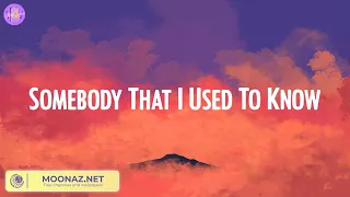 Somebody That I Used To Know - Gotye (Lyrics)