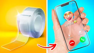 BRILLIANTES TRUCOS PARA TU TELÉFONO | Manualidades DIY y trucos para tus dispositivos por 123GO!GOLD