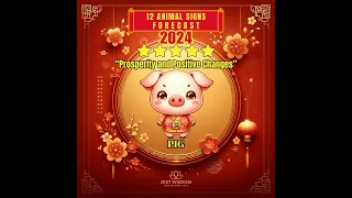 The Pig 🐖  - 2024 Animal Signs Forecast ✨