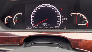 2008 MERCEDES BENZ S65 AMG RENNTECH TWIN TURBO V12 COLD START VIDEO