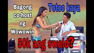 Bagong co-host ng Wowowin 50k daw ang sweldo.  Totoo kaya Sexy Hipon o hipon girl