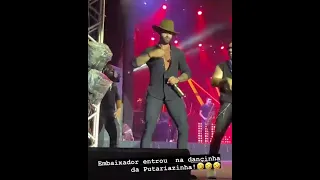 Gustavo Lima fazendo dança do Tiktok