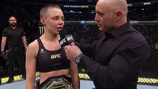 UFC 268: Rose Namajunas Octagon Interview