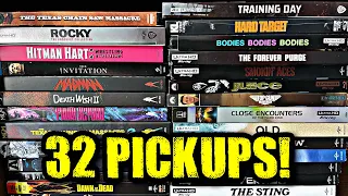 EPIC 4K/BLU-RAY COLLECTION UPDATE! 32 PICKUPS! NEW MOVIE TALK PODCAST TOO?!