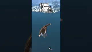 Falling from sky to water in GTA games! #gtaevolution