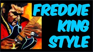 Freddie King Guitar Style Lick | Guitar Lesson Tutorial