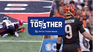 Joe Burrow and Tee Higgins Teamed Up For Career Days Against Baltimore | Cincinnati Bengals