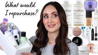 BEAUTY EMPTIES!  MAKEUP, SKINCARE & HAIR CARE REVIEWS! What Would I Repurchase?!