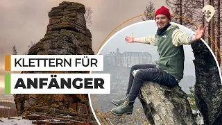 Bouldern und Klettern: 3 Geheimtipps für Anfänger im Harz | Technik | Ausrüstung | #hinREISEND