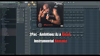 2Pac - Ambitionz Az a Ridah Instrumental Remake Fl Studio