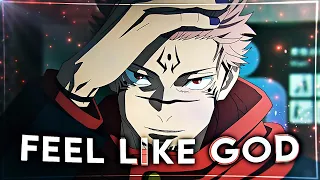 "Sukuna & Gojo" Jujutsu Kaisen - Feel Like God 😈 [Edit/AMV]!