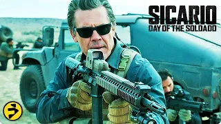 SICARIO: DAY OF THE SOLDADO | "Police Escort Shootout" | Extended Clip