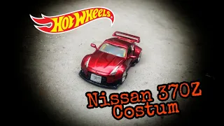 Custom atau memodifikasi diecast hot wheels Nissan 370z Wide Body skala 1:64