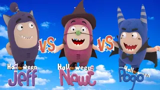 Oddbods Halloween Pogo vs Newt vs Jeff | Oddbods Turbo Run | Droidzman Gameplay
