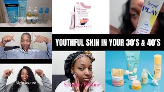 SKIN CARE IN YOUR 30'S & 40'S | FULL SKIN CARE ROUTINE | MAINTAIN YOUTHFUL SKIN AS YOU AGE