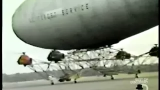 Piasecki PA97 Helistat Accident Crash - helicopter helium blimp hybrid air vehicle heavy lift