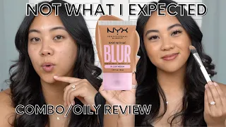 NYX BARE WITH ME BLUR SKIN TINT FOUNDATION | FIRST IMPRESSION + REVIEW