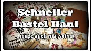 Bastel Haul (deutsch), Tedi Haul uvm, Scrapbook basteln mit Papier, DIY