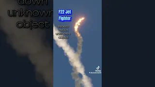 F-22 raptor shoots down a Ufo titok #tiktok #shorts #viral #trending #reels #ufo #raptor