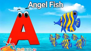 Phonics for Kids | Sea Animals Alphabet Song for children | Alphabet Letters, Baby, Learn ABC