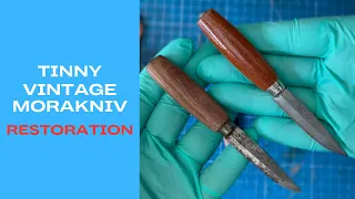 Restoring a tinny vintage Mora Knife 80 years old - ASMR - Remastered