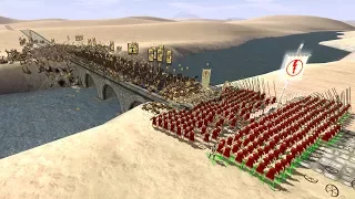 300 SPARTANS vs 2000 EGYPTIAN CHARIOTS - Total War: ROME