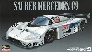 How to Build the Sauber Mercedes C9 1:24 Scale Hasegawa Model Kit #20306