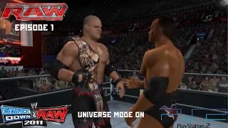 Universe Mode on PS2?! | Smackdown vs Raw 2011 Universe Mode Part 2 (Raw Episode 1)