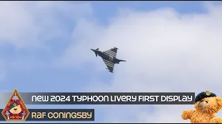 RAF PILOT DEMONSTRATES NEW SPECIAL TYPHOON "MOGGY" FIRST DISPLAY • 80TH D-DAY TRIBUTE RAF CONINGSBY