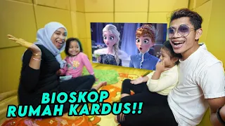 BIKIN BIOSKOP DARI KARDUS‼️ RUMAH KARDUS TERBESAR‼️😱