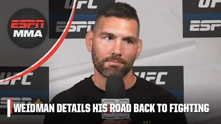 Chris Weidman is grateful to be able to return at #UFC292 | ESPN MMA