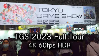 Tokyo Game Show 2023 - Full Walking Tour - 4K 60fps HDR