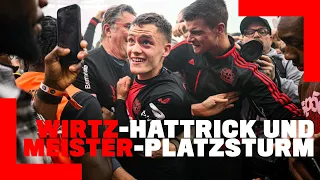 Deutscher Meister Highlights: Alle 5 Tore: Wirtz, Xhaka & Boniface | Busempfang, Hymne, Platzsturm