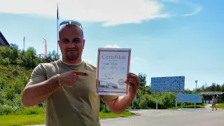 Certificate of crossing the Arctic Circle! The long-awaited downpour after the heat!#88