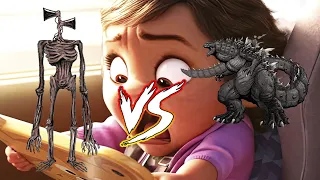 Siren Head VS Godzilla is not appropriate for THIS KID